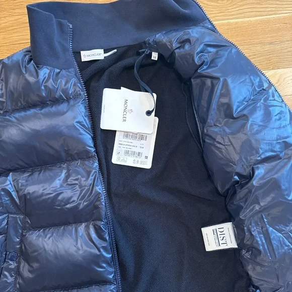 Moncler Zip Puffer Cardigan - Womens Size Med w/ Tags